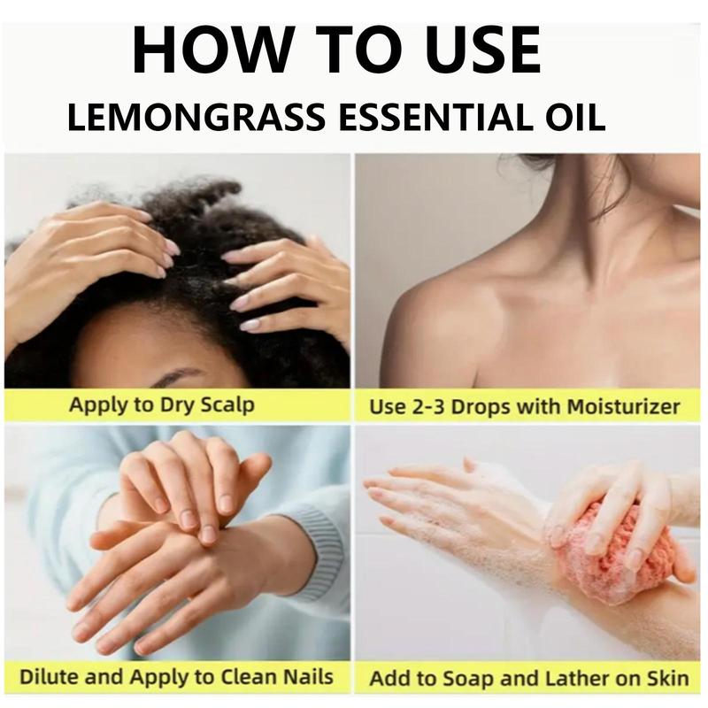 Lemon Essential Oil Moisturize, Calf Muscle Massage Oil, Body Care Oil For Women & Men