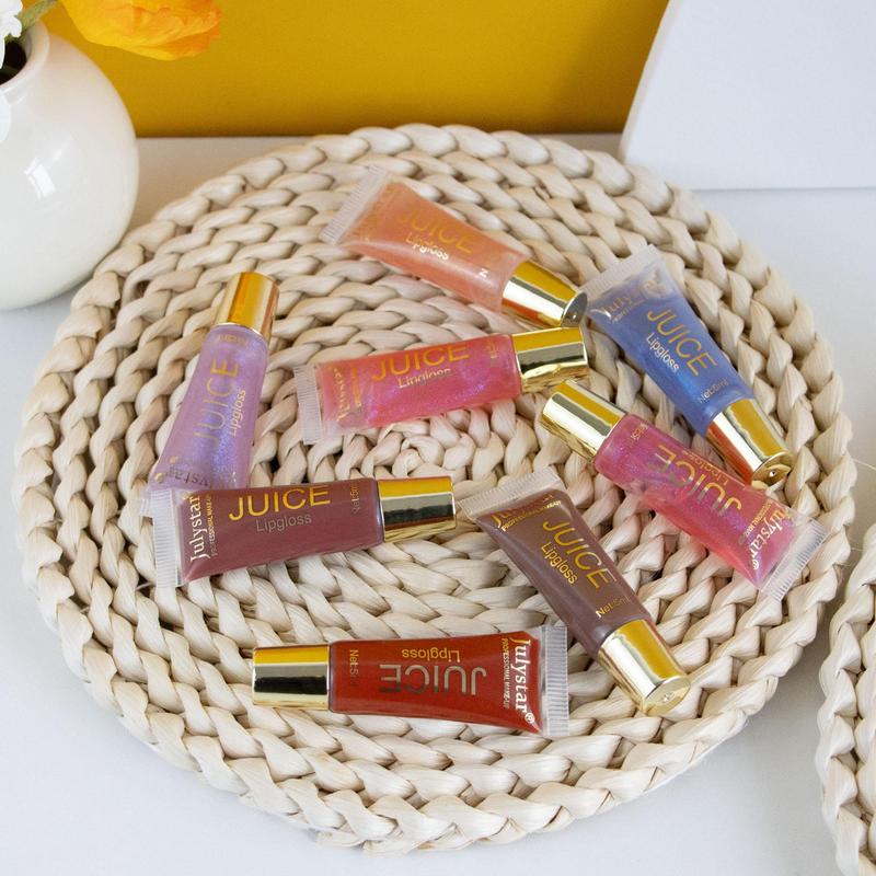 8 Counts Set Of Moisturizing Lip Gloss, Moisturizing, Anti Smudging, Plump Lip Gloss, Christmas Gift