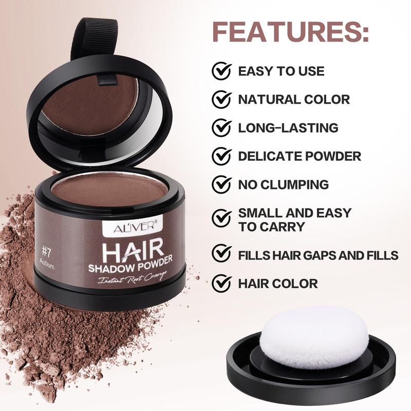 Hair Line Shading Powder, Waterproof Hairline Powder, Natural Hairline Covering Powder, Professional Hair Styling Powder for Women & Girls