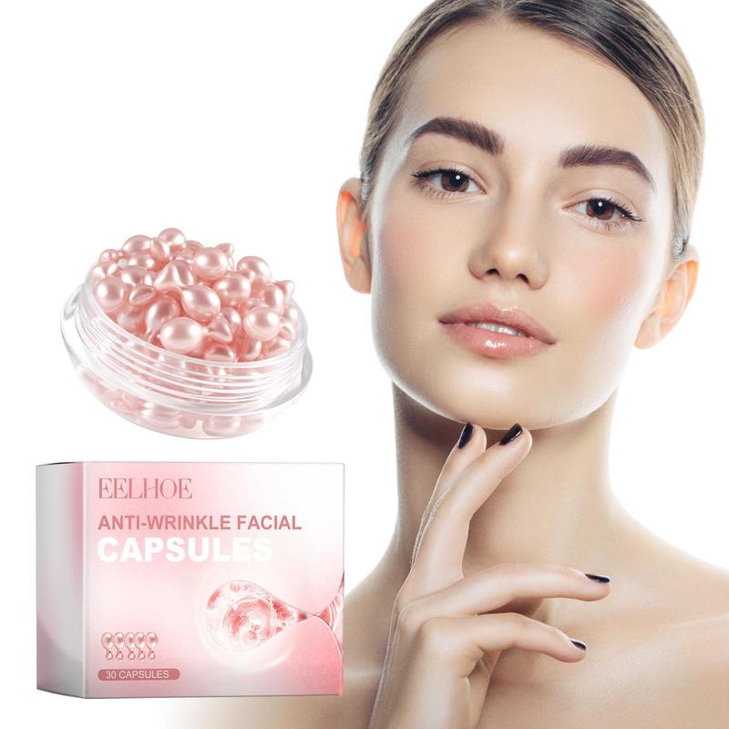 Collagen Face Serum Capsules, Moisturizing Facial Care Essence, Hydrating Facial Skin Care Products for Women & Girls