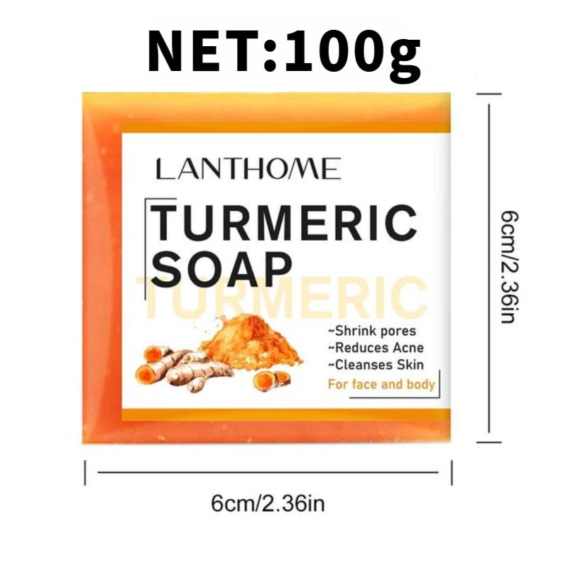 Turmeric Soap, Handmade Natural Soap, Face and Body Cleansing Soap, Turmeric Soap Bar