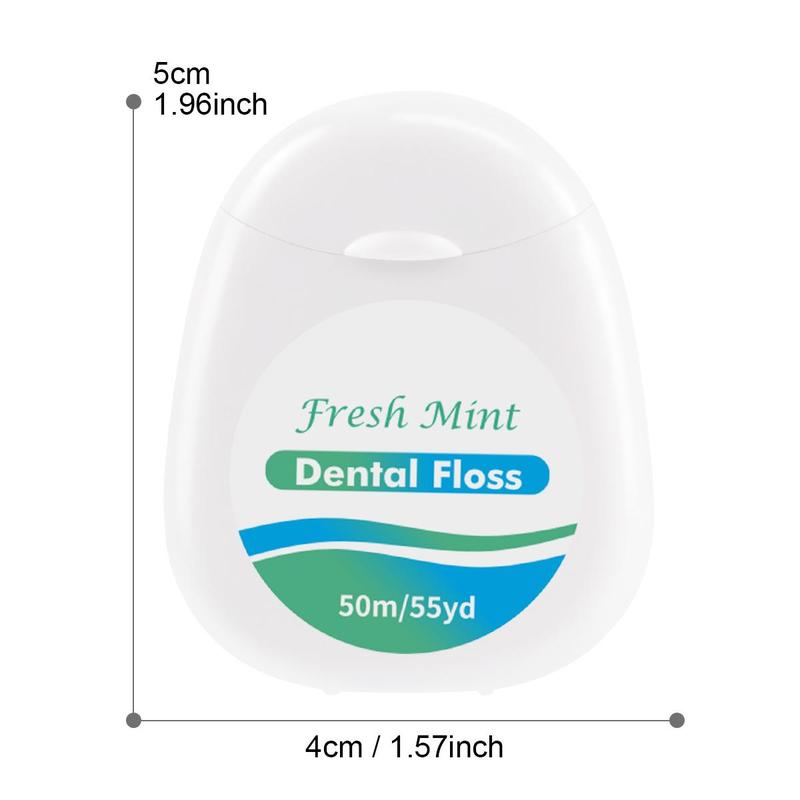 Mint Floss Roll, 1 2 5 Counts Deep Cleaning Floss, Portable Disposable Floss for Travel & Daily Life, Oral Care Products