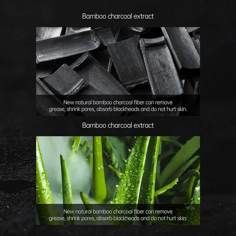 Bamboo Charcoal Blackhead Remover Face Mask – 50g Deep Cleansing Anti-Acne Treatment for Nose & Face, Purifying Skin Care Solution