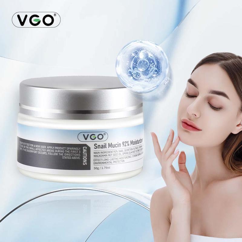 VGO Snail Mucin 92 Essence Moisturizer | Baba De Caracol Restorative Hydration | Oil Control Moisturizer | La Roche Deep Hydration | Chemical Exfoliation for Dry and Sensitive Skin | Ordinary Gel B3 Hydrating Cream