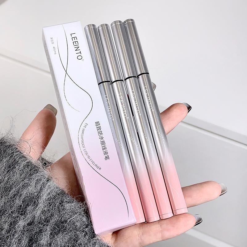 Waterproof Eyeliner Pen (2pcs), Long Lasting Eyeliner Pencil with Precise Flexible Tip & Comfortable Grip, Professional Eye Makeup Tool, Easy To Apply for Eye Makeup