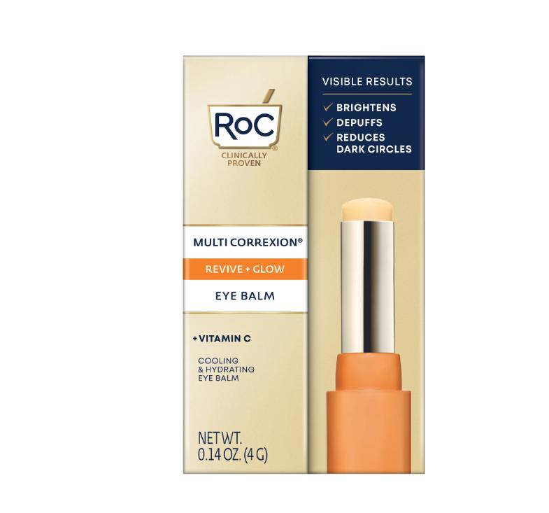 RoC Multi Correxion Revive + Glow Vitamin C Eye Balm, 0.14oz - Moisturizers for Skin - Skincare