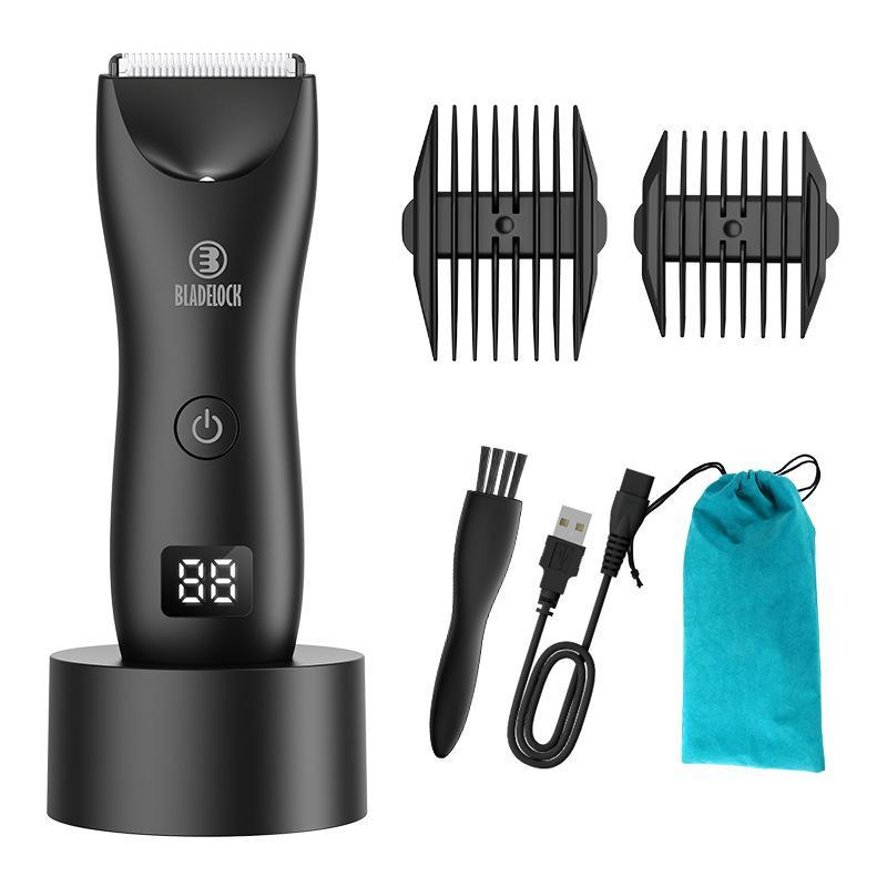 Electric Hair Trimmer Kit, 1 Box USB Rechargeable Hair Clipper with LED Light, Professional Hair Trimmer for Men, Personal Care Appliances