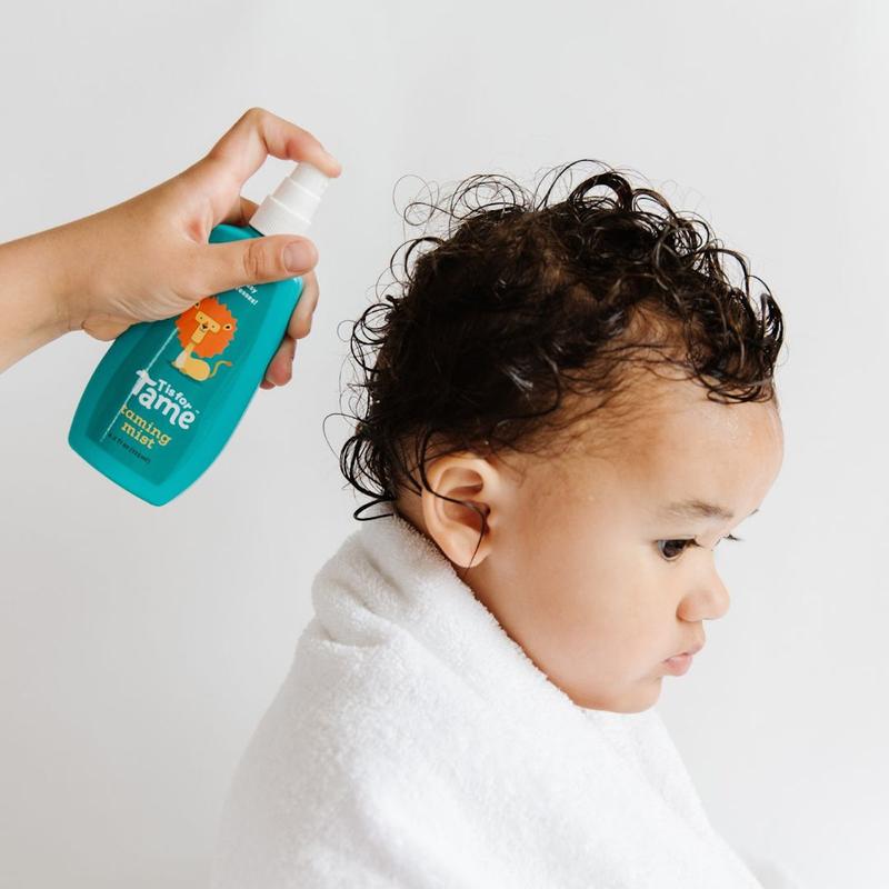 Hair Taming Spray & Detangling Cream for Frizz, Flyaways, Static & More, 100% Natural, Safe for Babies & Kids, Not Sticky, Stiff or Oily, Made in the USA