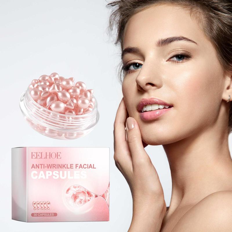 Collagen Face Serum Capsules, Moisturizing Facial Care Essence, Hydrating Facial Skin Care Products for Women & Girls