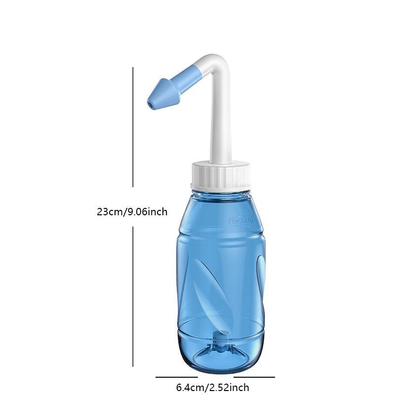 330ml Nasal Rinser Bottle, 1 Set Large Capacity Deep Cleaning Nasal Rinser, Non-spill Anti-slip Nasal Rinser Bottle, Nasal Cleaning Supplies