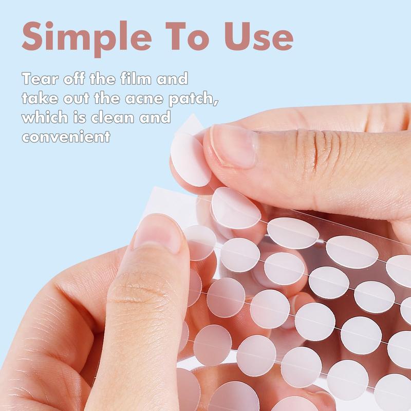 Hecmoks Acne Patch: Hydrocolloidal, Invisible, Unisex. 5 Sizes, 232-412 Pimple Patches.