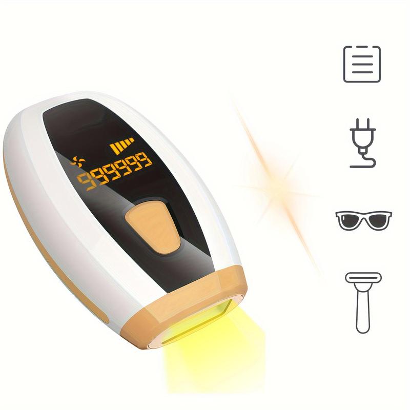 Handheld IPL Laser Hair Removal Instrument, Multifunctional Portable Hair Removal Instrument, Home Use Hair Remover for Body Legs Arm