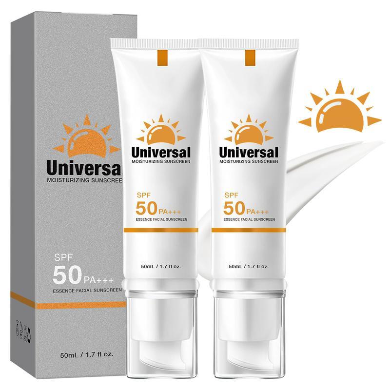 2 PACK Tinted Sunscreen for Face, sunscreen to prevent sunburn and tanning Protector Solar Con Color Anti-Sunburn & Moisturizing, SPF 50 Guard, Perfect for Summer Season, Effective Anti-Aging Protection - Your Ultimate Sun Care Solution. Facial Skincare