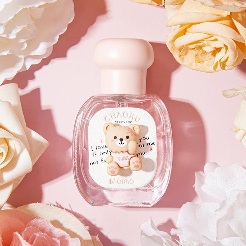 Cute Bear Design Perfume, Fruity Fragrance Perfume for Women, Long Lasting Fragrance for Daily Wear, Christmas Gift