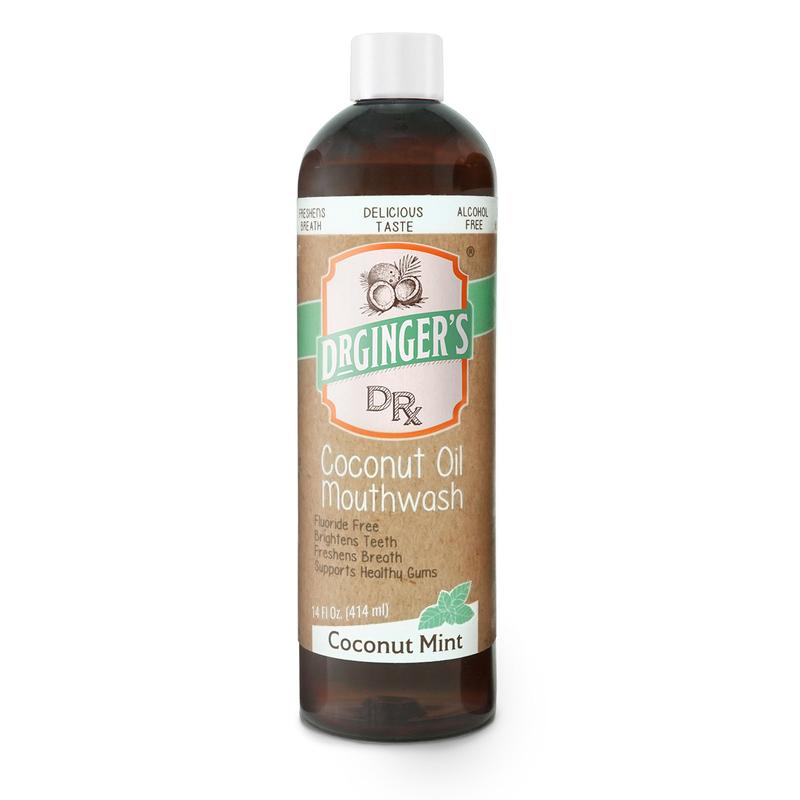 Dr Ginger's Coconut Oil Pulling Mouthwash - Travel