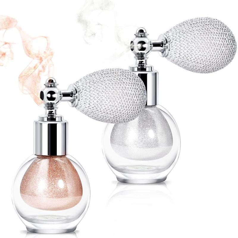 Highlighter Powder Spray,Glitter High Gloss Powder,Shimmer Sparkle Powder Makeup Spray, for Face Body Cosmetic