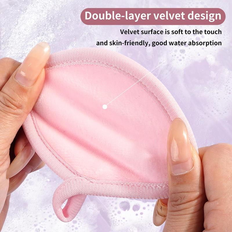 Reusable Makeup Remover Pad Set, 10pcs Double-side Round Makeup Remover Pads, Facial Cleansing Cloth, Cosmetic Tool, Beauty Supplies