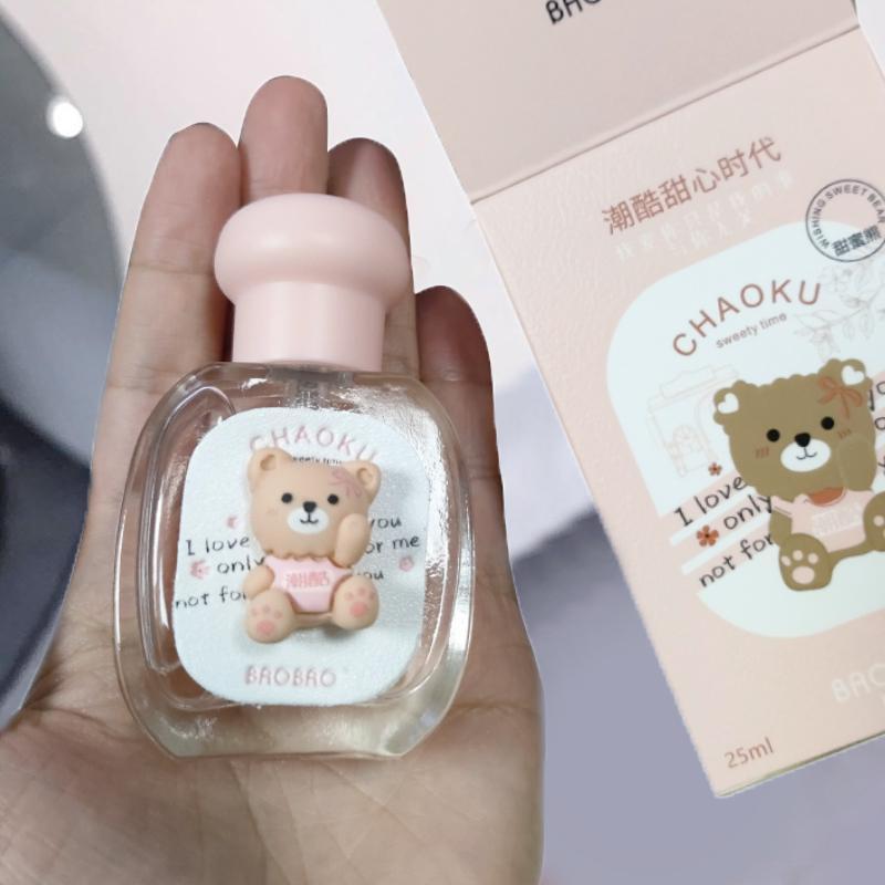 Cute Bear Design Perfume, Fruity Fragrance Perfume for Women, Long Lasting Fragrance for Daily Wear, Christmas Gift