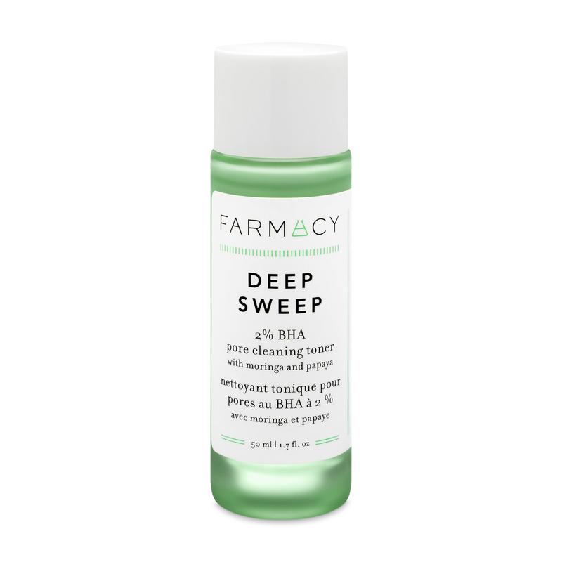 Farmacy Deep Sweep 2% BHA Toner for Face - Pore Cleaner and Facial Exfoliator - Salicylic Acid Face Toner - Mini Size