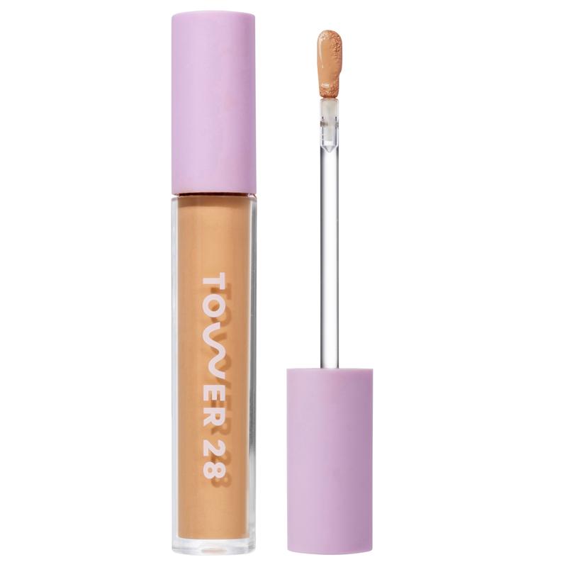 Tower 28 Swipe Serum Concealer - For Sensitive Skin - All-Over Hydrating Concealer, Medium-Buildable Coverage - Clean, Cruelty Free Foundation Makeup