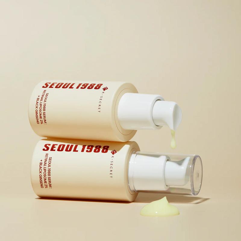 KSECRET - Seoul 1988 Serum : Retinal Liposome 2% + Black Ginseng (30ml) Peptides, Anti-Aging, Wrinkle Care, Skincare, Comfort Skin Repair