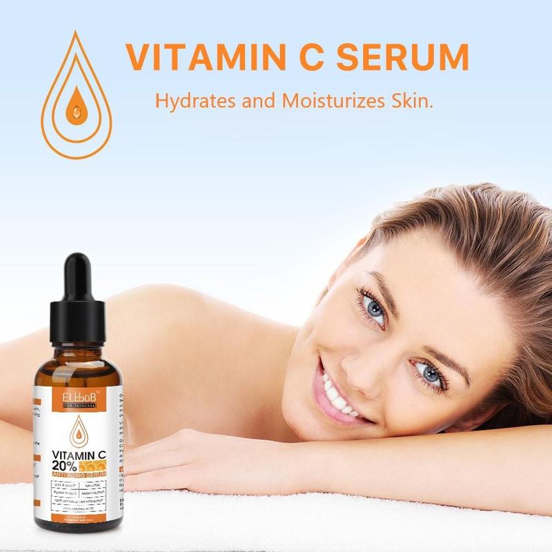 Vitamin C Serum, 2 Counts set Moisturizing & Hydrating Facial Serum, Skin Care Product for Women & Men Daily Use