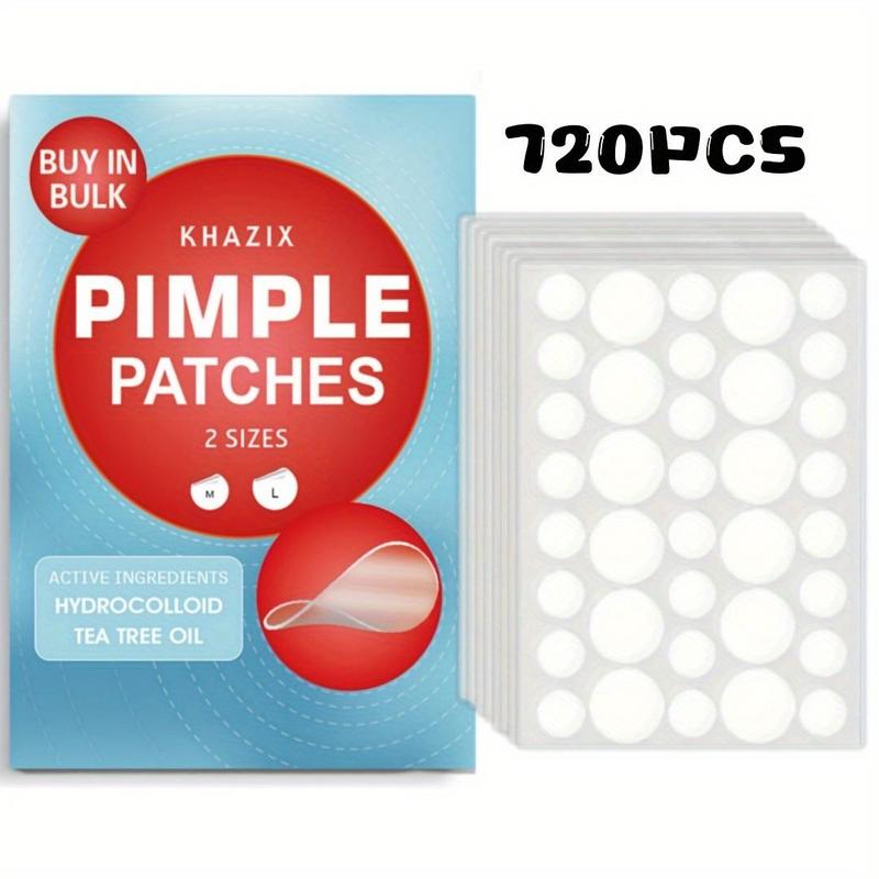 Hydrocolloid Acne Patches, 720pcs box Invisible Acne Cover Patches, Acne Treatment Patches, Skin Care Products for Women & Men, Christmas Gift