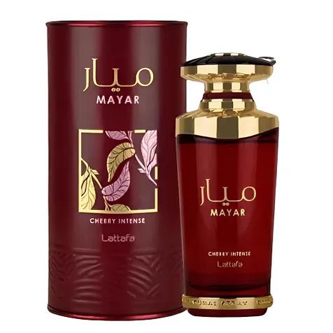 Mayar Cherry Intense Perfume by Lattafa 3.4oz (100ml) Eau de Parfum EDP For Women Floral Raspberry Vanilla Violet