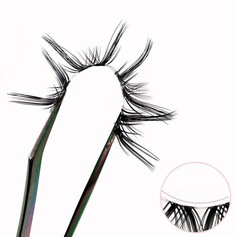 Fluffy False Eyelashes, 7 Pairs Faux Cluster Lashes, Natural Curling Eye Makeup Strip Lashes, Full Volume Eyelash for Lashes Extensions, Trending Products