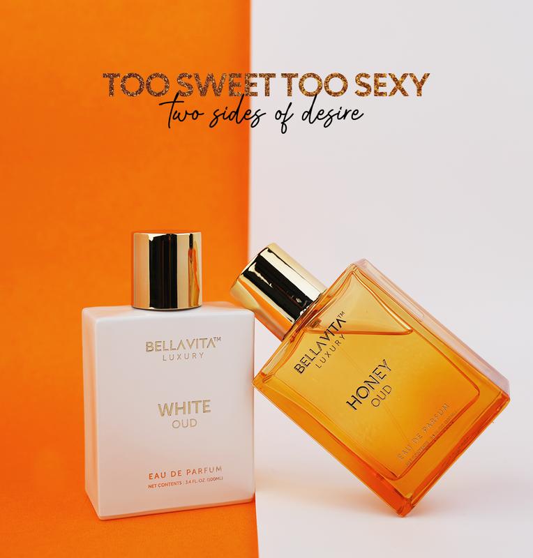 BellaVita Luxury's Too Sweet Too Sexy | 2x100ml Perfumes | Honey Oud & White Oud | Perfume for Men & Women | Long Lasting | Eau De Parfum