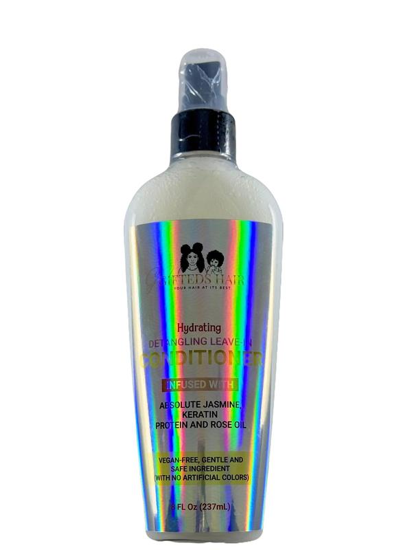 DETANGLING LEAVE-IN CONDITIONER Silicone Free Organic Milky Haircare Moisture Keratin Restore Comfort like a Miracle Moisturizer Hydrating treatment