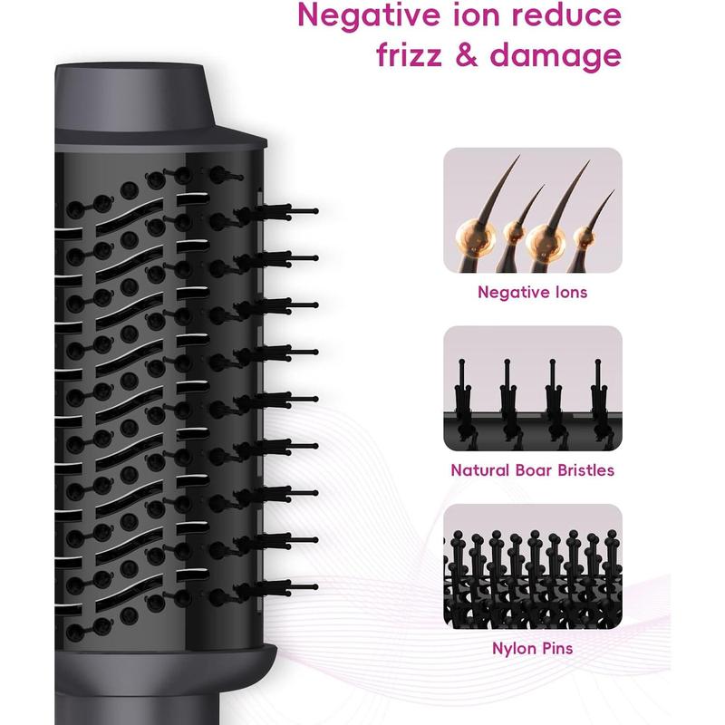 5 in 1 Hair Dryer Brush with Negative Ion Technology, Hot Air Brush Styler and Dryer