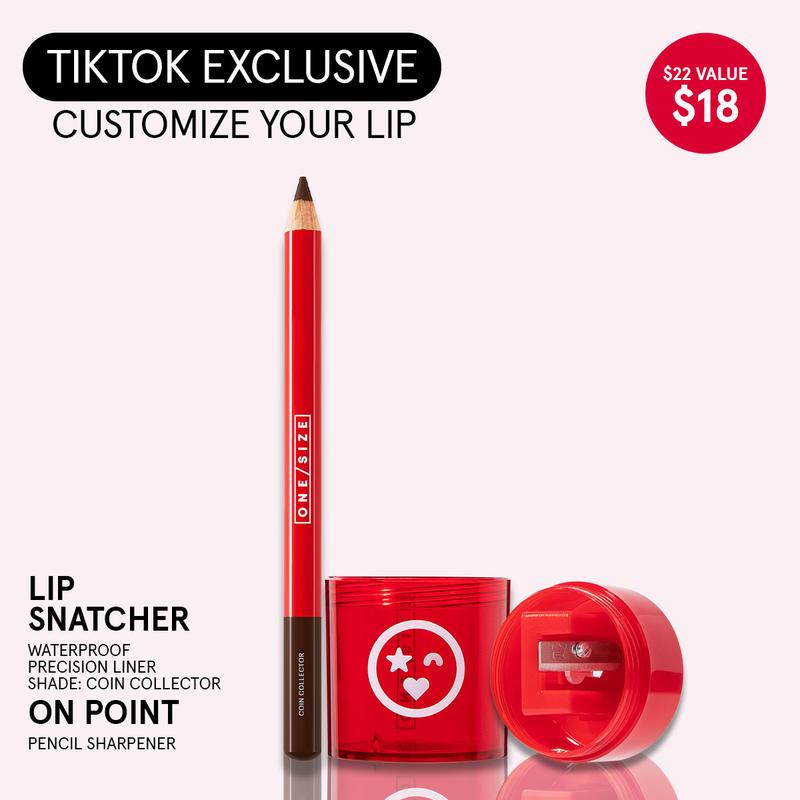 Kiss Ready Duo Value Set – Ultra-Pigmented Waterproof Lip Liner + Free Sharpener for Perfectly Defined Lips | TikTok’s Best Lip Duo for a Long-Lasting Pout