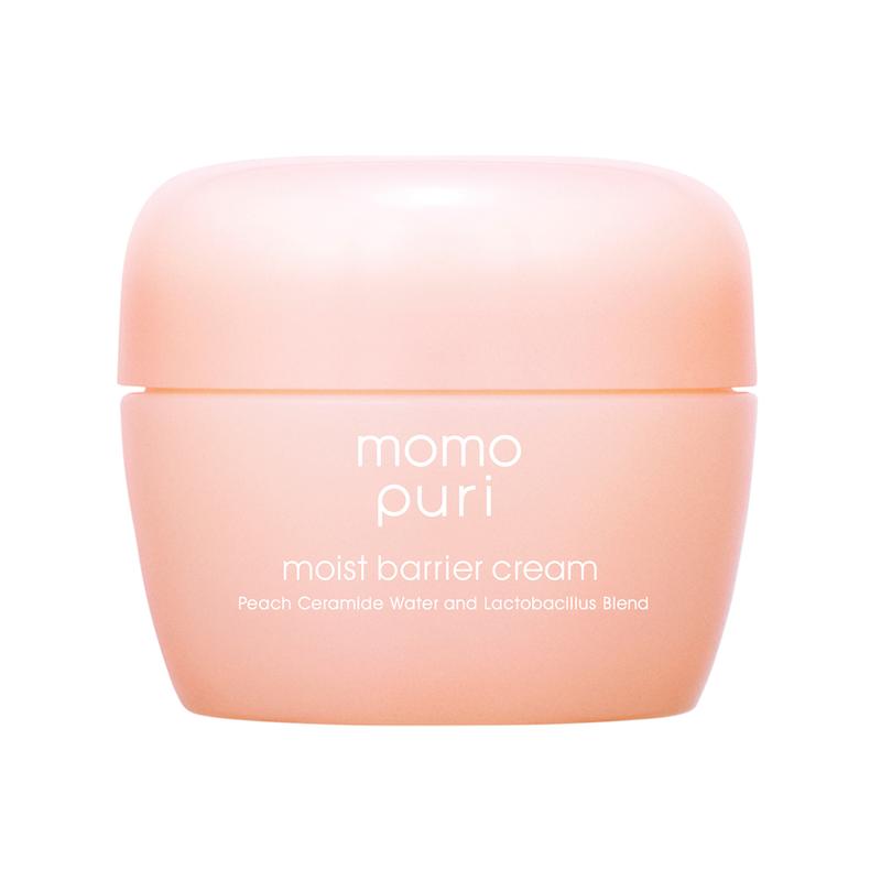 BCL - Momo Puri Moist Barrier Cream 80ml  | REPLENISH SKIN BARRIER WITH JAPANESE PEACH CERAMIDE WATER, MADE IN JAPAN