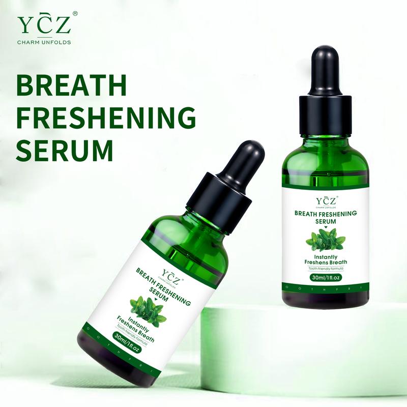 YCZ Fresh Breath Oral Care Essence, NaturalBreath Freshening Drops, Long Lasting FreshBreath, Easy to Carry, Minty Taste