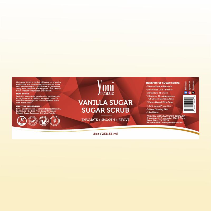 Vanilla Sugar Trio Bundle - Shower Gel + Body Oil + Sugar Scrub