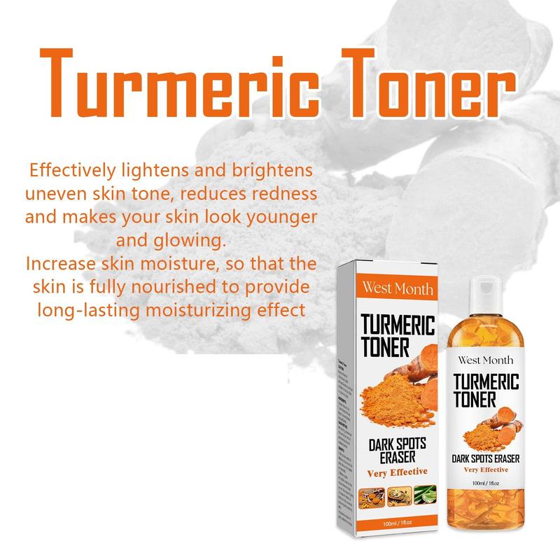 Turmeric Facial Toner, Deep Moisturizing & Nourishing Facial Toning Lotion, Facial Care Product for Women & Men