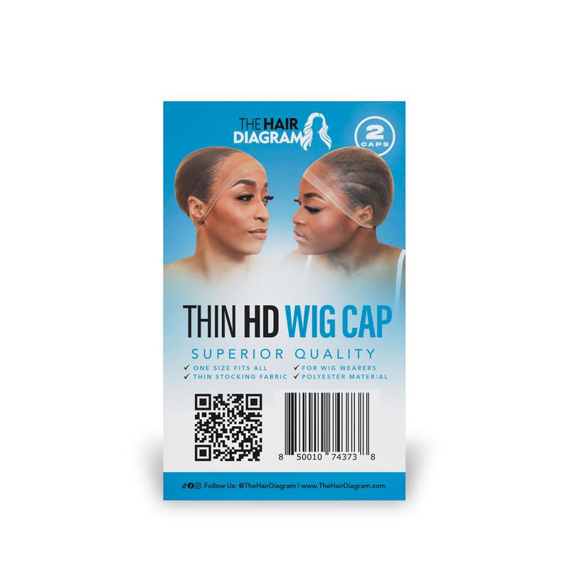 Ultra-Thin HD Wig Cap by The Hair Diagram for Wig Wearers Compatible with Bold Hold Products stretchy nylon