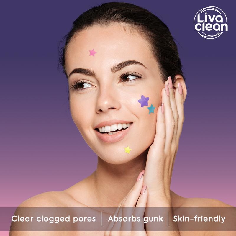 LivaClean 240 CT Superstar Pimple Patches w Salicylic Acid & Tea Tree, Star Acne Patches for Face, Hydrocolloid Acne Patches Cute Zit Patches for Star Face Pimple Patch Healing Sticker - Blemish Skincare Daily Skin Repair