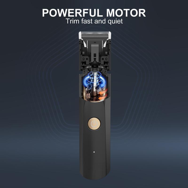 Electric Body Hair Trimmer - Groin Hair Trimmer - Men's Ball Trimmer - Replaceable Ceramic Heads, USB Rechargeable, Waterproof Men's Hygienic Razor Safe and Fast Gift Rechargeable Gift for Boyfriends