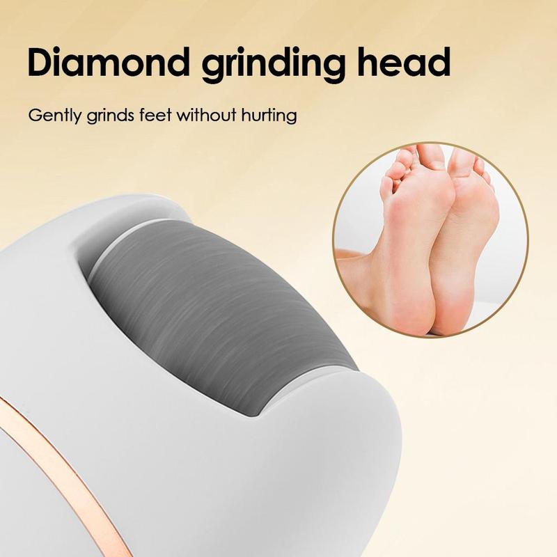 Electric Foot File, 1 Box Rechargeable Foot Callus Remover, 2 Speed Adjustment Foot File Tool, Professional Pedicure Tool for Home & Salon Use