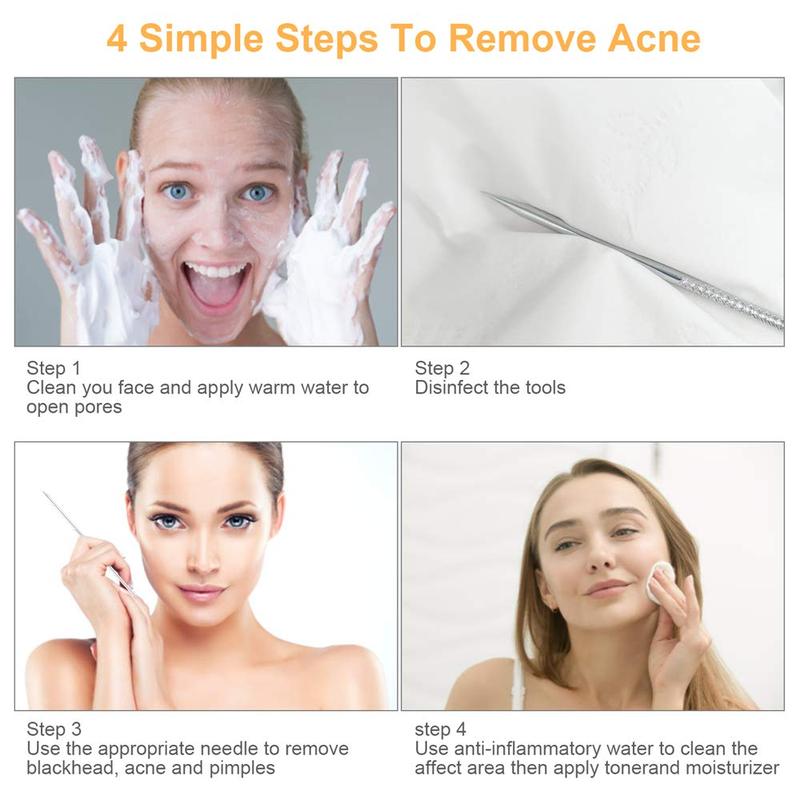 Skincare 9-Piece Pimple Popper Kit - Clear Your Skin!  Comfort