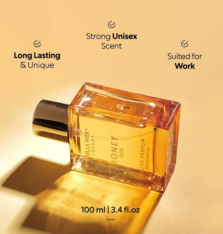 BellaVita Luxury's Too Sweet Too Sexy | 2x100ml Perfumes | Honey Oud & White Oud | Perfume for Men & Women | Long Lasting | Eau De Parfum