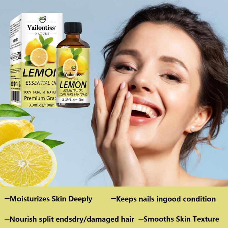 Lemon Essential Oil Moisturize, Calf Muscle Massage Oil, Body Care Oil For Women & Men