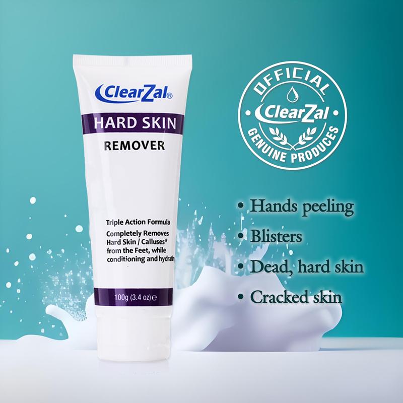 CLEARZAL HARD SKIN Hand Peeling ,dryskin,Hydrating Moisturizing Exfoliating Cream. Exfoliating cream for all skin types on hands, feet and body,peeling skin 100g ，Urea, salicylic acid, aloe vera formula