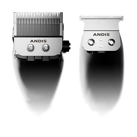 Andis 24810 Professional PivotPro and SpeedMaster Hair Clipper and Beard Trimmer PivotMotor Set, Black (COMBO DEAL)