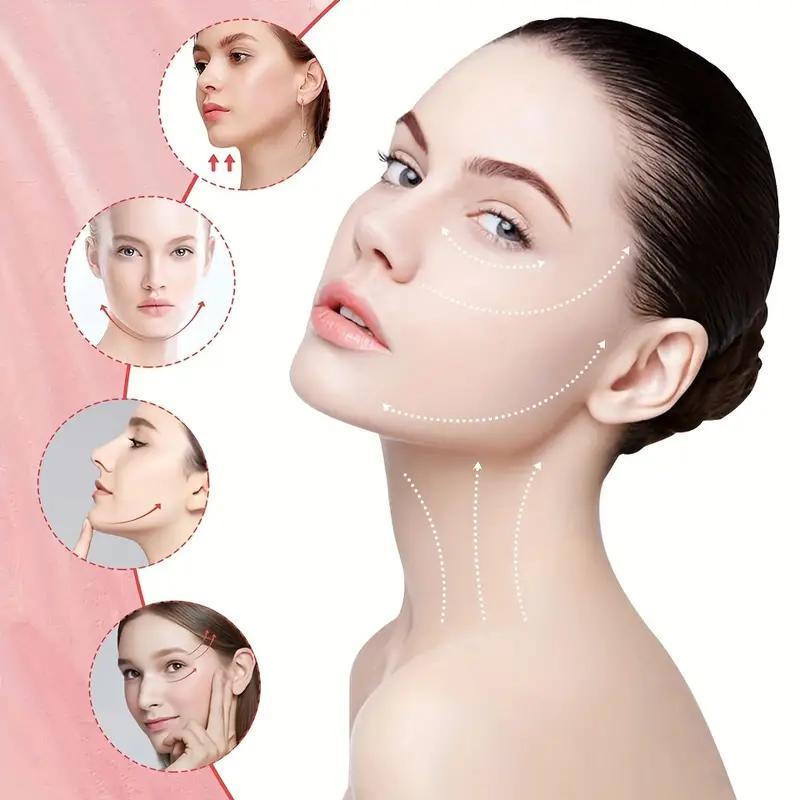 Face Lifting Tape, 4 Counts set Transparent Face Firming Tape, Neck, and Eye Lift Lifting Tool for Women and Men, Christmas Gift