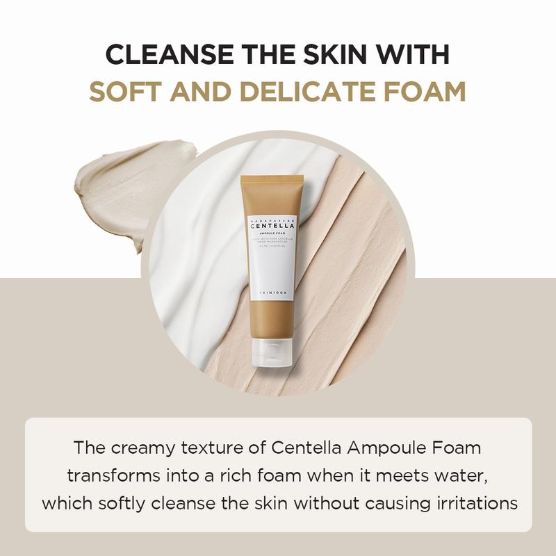 [SKIN1004 Official Shop] Madagascar Centella Ampoule Foam 125ml, Comfort Facial Cleansing Skincare Deep Soothing Squeeze Skin Repair