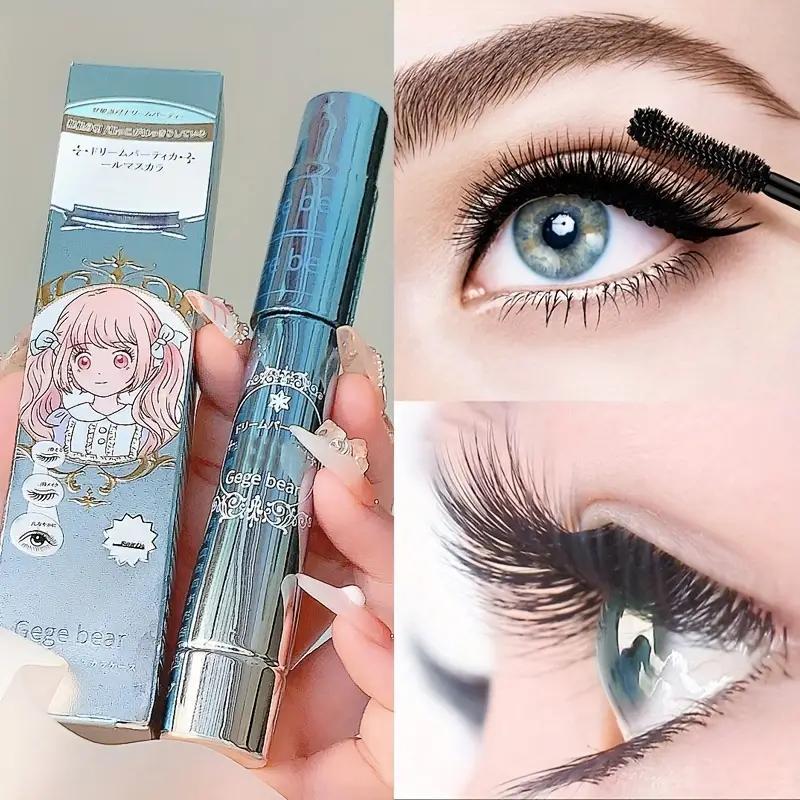 Long Lasting Mascara, 1 Count Natural Curl Eyelashes Mascara, Eyelashes Lengthening Volumizing Defining, Professional Eye Makeup Products