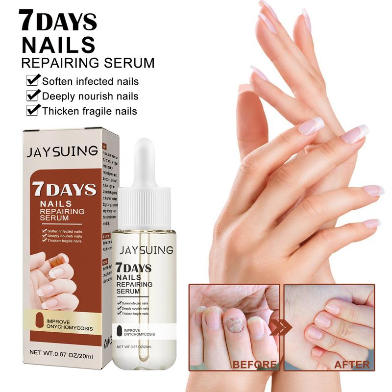 jaysue 7 Day Repair Serum, nourishes nails to prevent breakage, improves manicure appearance, anti-fungal soothing oil